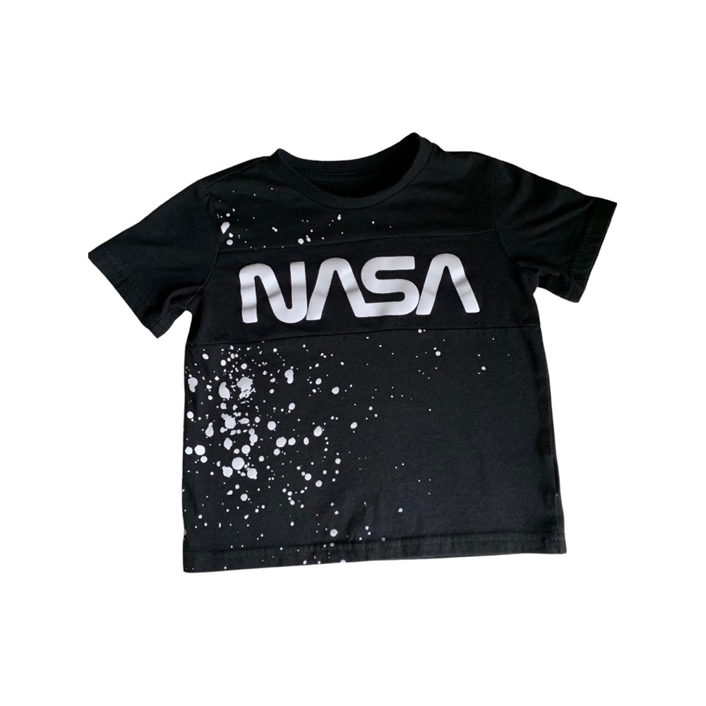 NASA Hollywood size 4 boys Black T-shirt